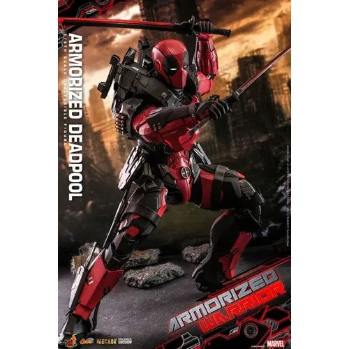 1:6 Marvel : Armorized Warrior Collection - Armorized Deadpool Diecast Figure CMS09D42 Hot Toys