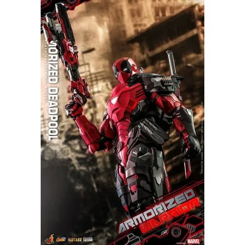 1:6 Marvel : Armorized Warrior Collection - Armorized Deadpool Diecast Figure CMS09D42 Hot Toys