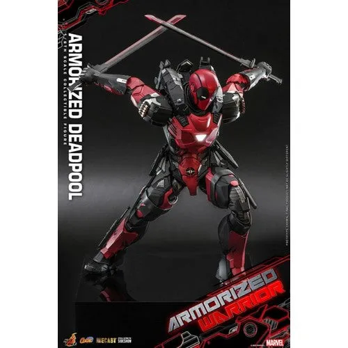 1:6 Marvel : Armorized Warrior Collection - Armorized Deadpool Diecast Figure CMS09D42 Hot Toys