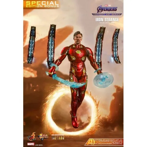 1:6 Marvel : Avengers 4: Endgame - Iron Strange Diecast Figure MMS606D41 Hot Toys Concept Art Series