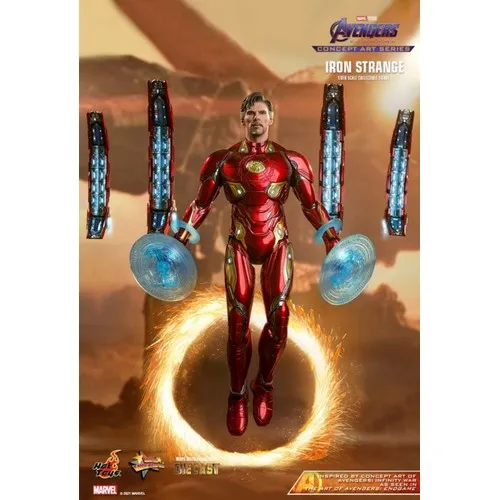 1:6 Marvel : Avengers 4: Endgame - Iron Strange Diecast Figure MMS606D41 Hot Toys Concept Art Series