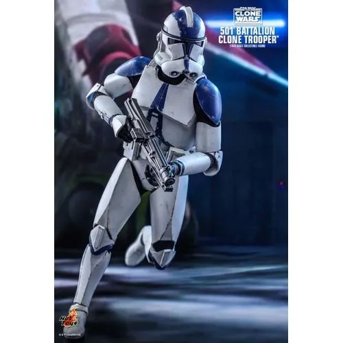 1:6 Star Wars : The Clone Wars - 501st Battalion Clone Trooper Figure TMS022 Hot Toys