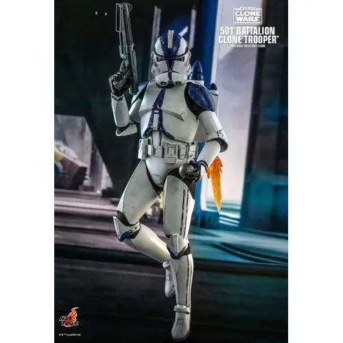 1:6 Star Wars : The Clone Wars - 501st Battalion Clone Trooper Figure TMS022 Hot Toys