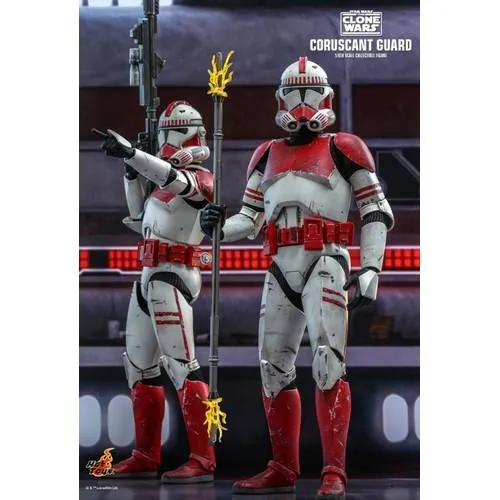 1:6 Star Wars : The Clone Wars - Coruscant Guard Figure TMS025 Hot Toys