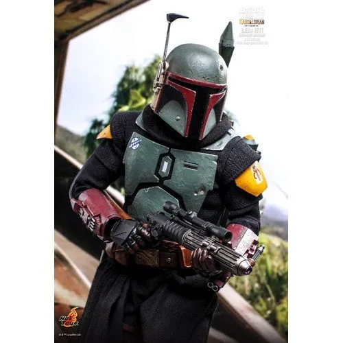 1:6 Star Wars : The Mandalorian - Boba Fett Repaint Armor with Throne Figure TMS056 Hot Toys