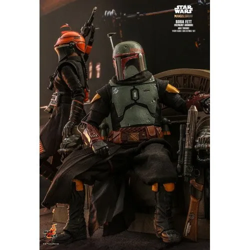 1:6 Star Wars : The Mandalorian - Boba Fett Repaint Armor with Throne Figure TMS056 Hot Toys