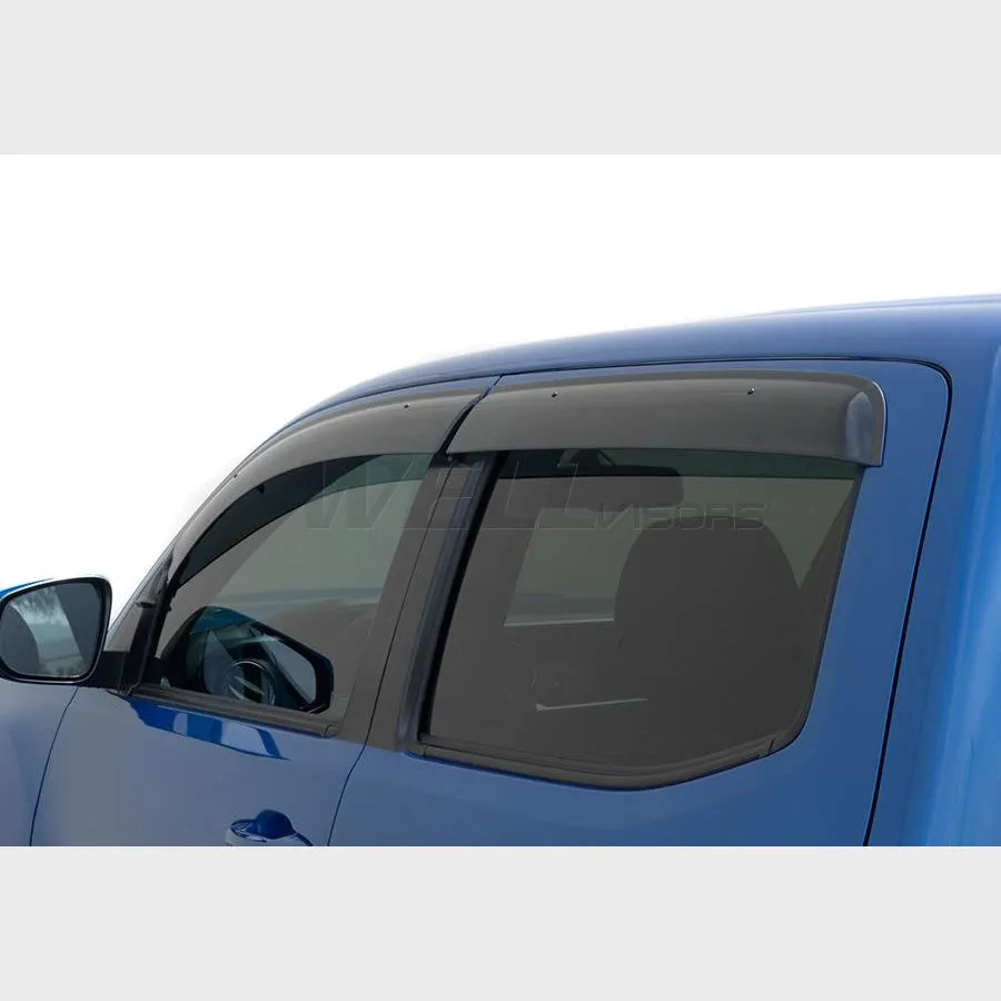 2016-2023 Toyota Tacoma Taped-on Window Deflectors Double Cab Premium Series