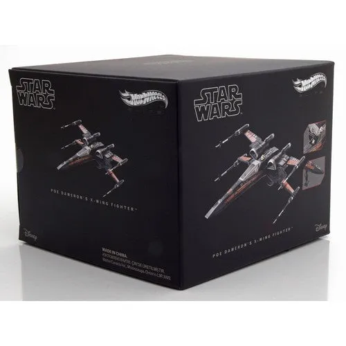 6" Star Wars EP 7 : The Force Awakens - Poe Dameron T-70 X-Wing Fighter Diecast Hot Wheels Elite