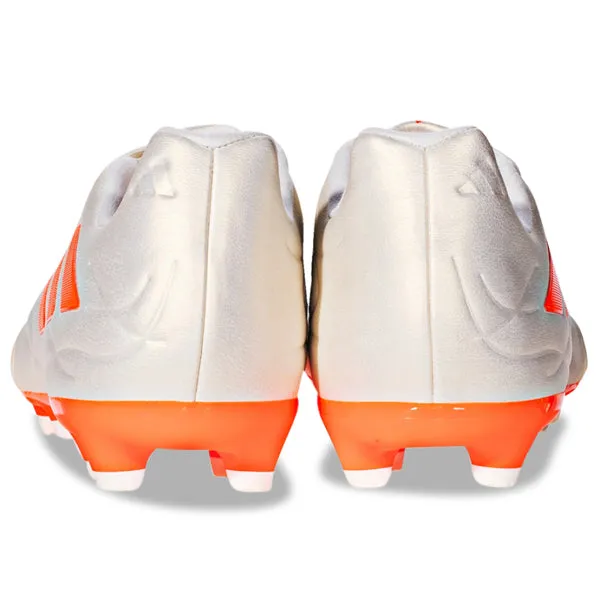 adidas Copa Pure.3 Firm Ground Soccer Cleats (Off White/Team Solar Orange)