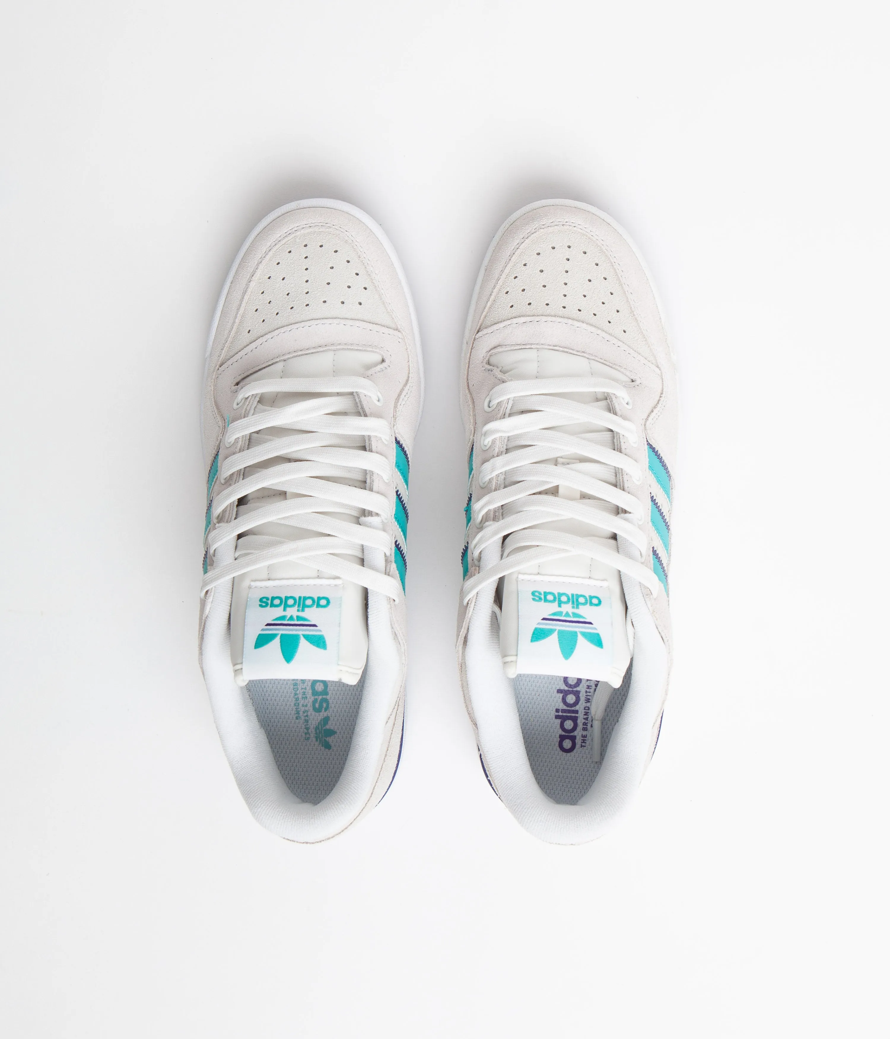 Adidas Forum 84 Low ADV Shoes - Crystal White / Preloved Blue / FTWR White