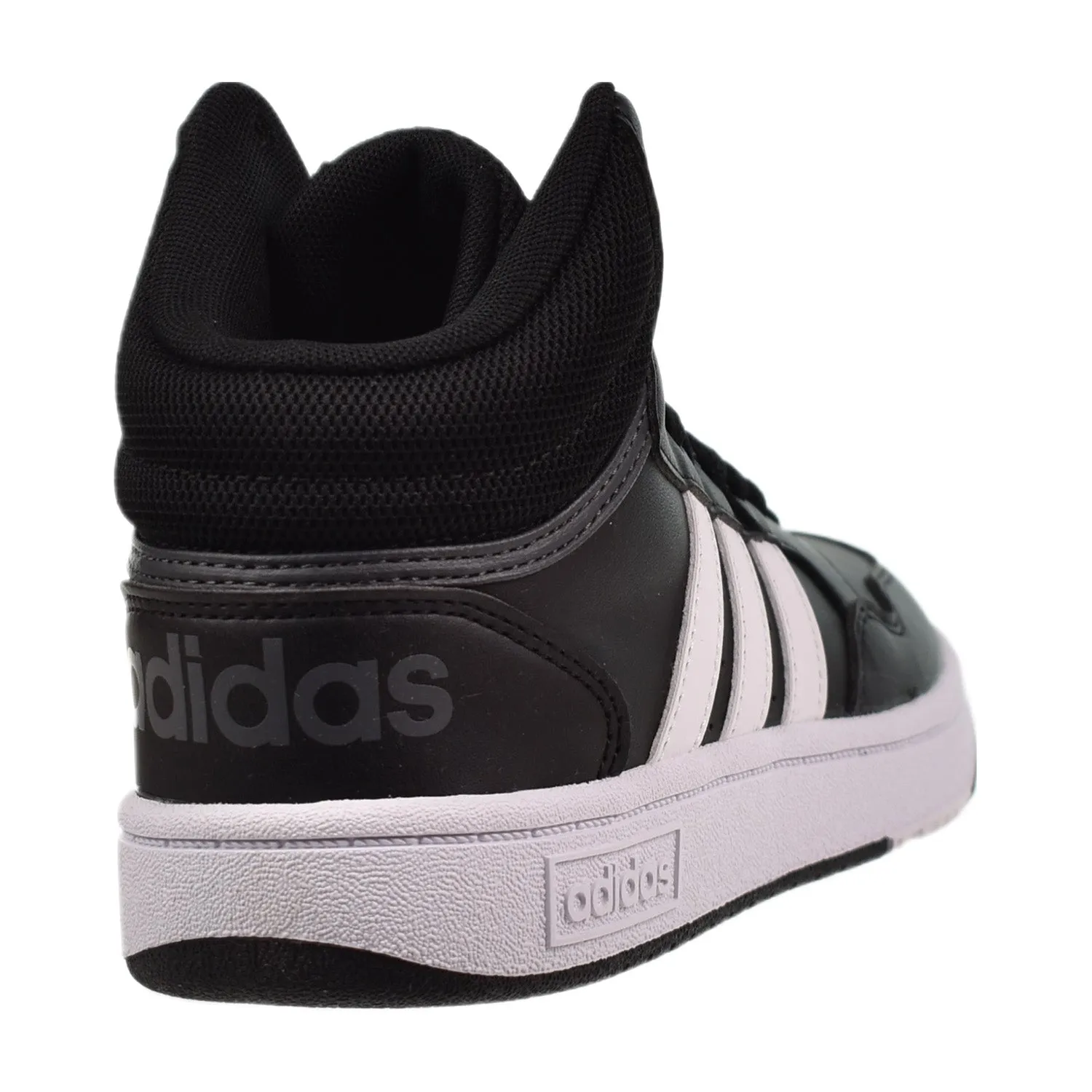 Adidas Hoops 3.0 Mid Kids' Shoes Core Black-Cloud White