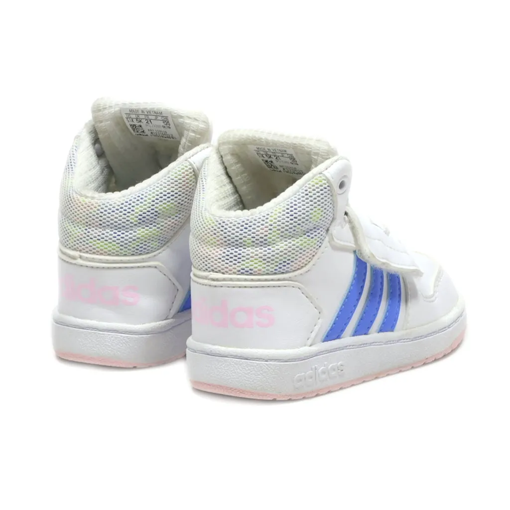 Adidas Hoops Mid 2.0 Sport Shoes Leather White Colour For Kids