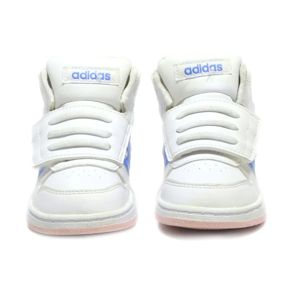 Adidas Hoops Mid 2.0 Sport Shoes Leather White Colour For Kids