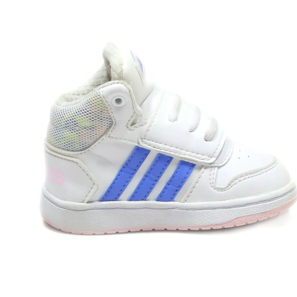 Adidas Hoops Mid 2.0 Sport Shoes Leather White Colour For Kids