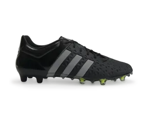 adidas Men's ACE 15.1 FG/AG Core Black/Solar Yellow/Night Metallic