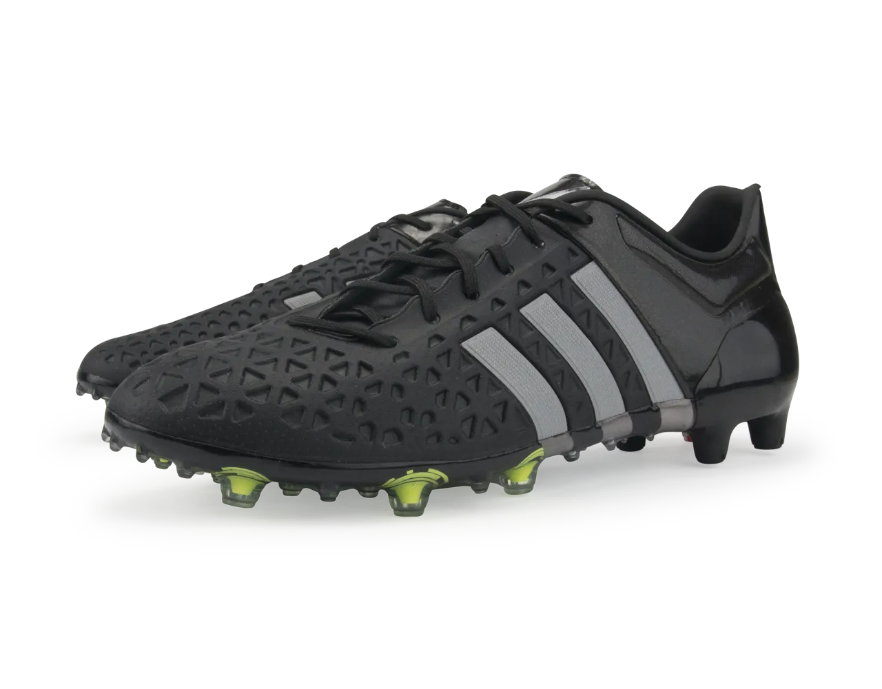 adidas Men's ACE 15.1 FG/AG Core Black/Solar Yellow/Night Metallic