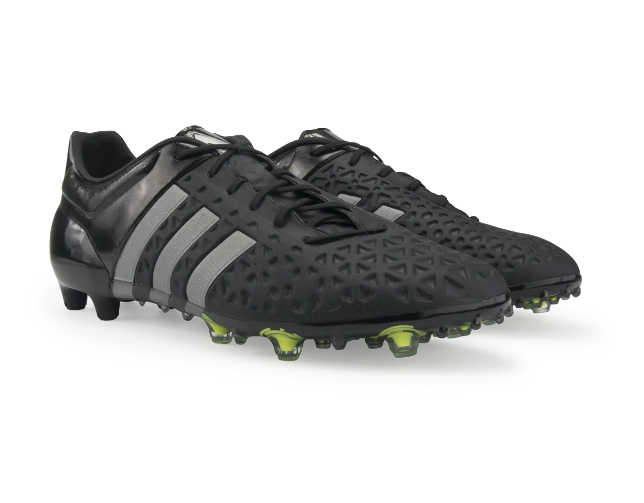 adidas Men's ACE 15.1 FG/AG Core Black/Solar Yellow/Night Metallic