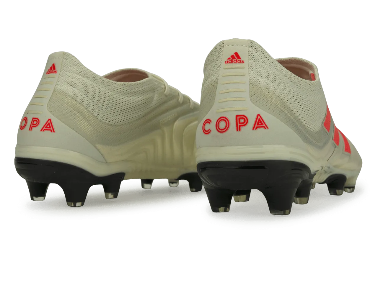 adidas Men's Copa 19.1 FG Off White/Solar Red/Core Black