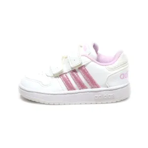 Adidas Neo Hoops Sneakers Leather White Colour For Kids