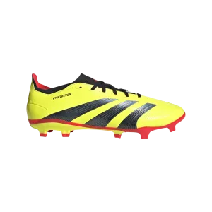 adidas Predator League Firm Ground Adult Soccer Cleats IG7761 Yellow/Black/Solar Red