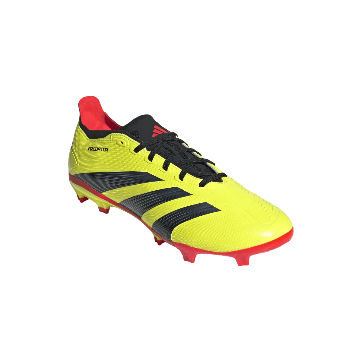 adidas Predator League Firm Ground Adult Soccer Cleats IG7761 Yellow/Black/Solar Red