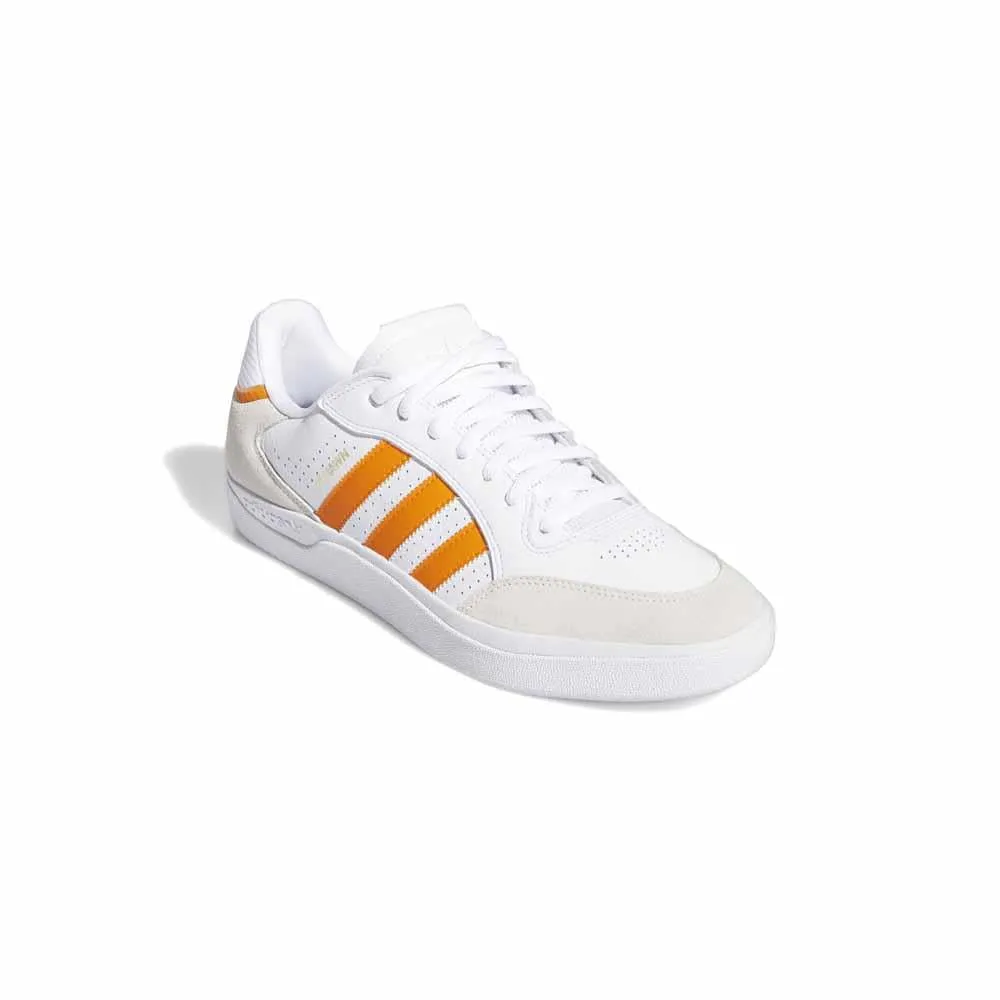 Adidas Skateboarding Tyshawn Low Feather White Crystal White Gold Metallic Skate Shoes