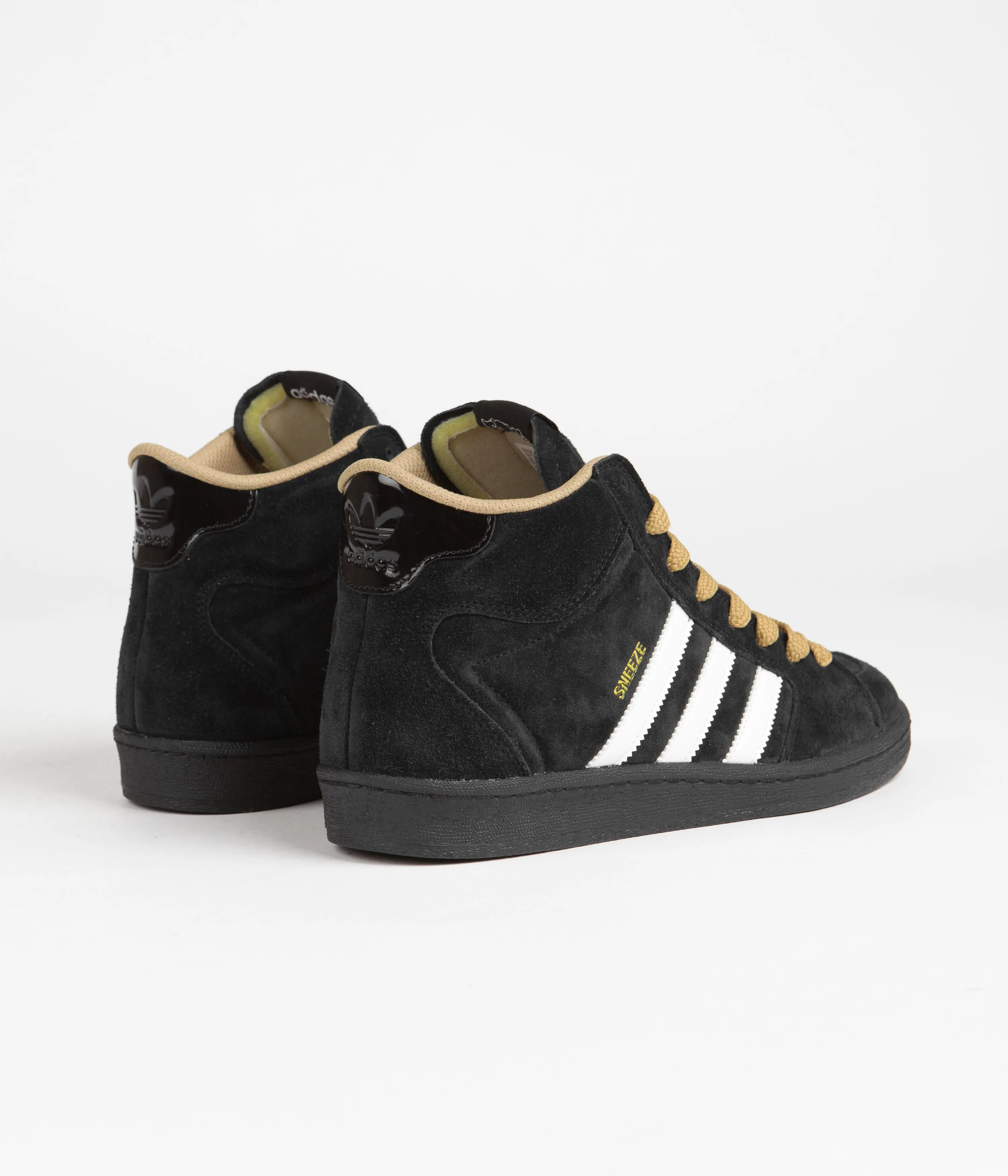 Adidas x Sneeze Superskate Shoes - Core Black / FTWR White / Golden Beige