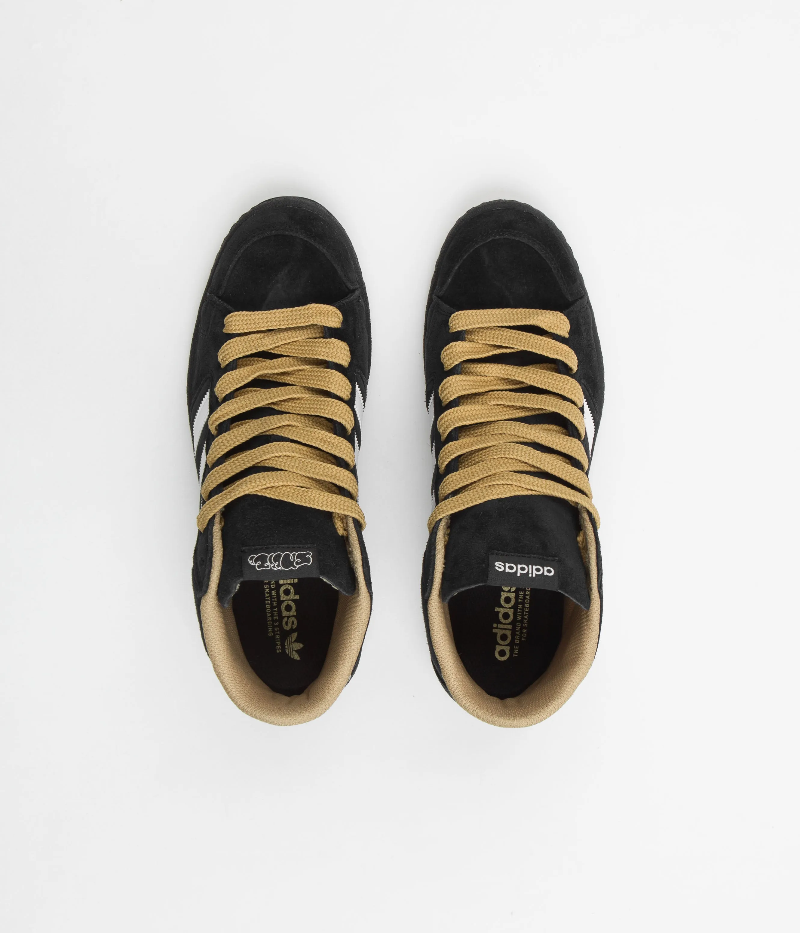 Adidas x Sneeze Superskate Shoes - Core Black / FTWR White / Golden Beige