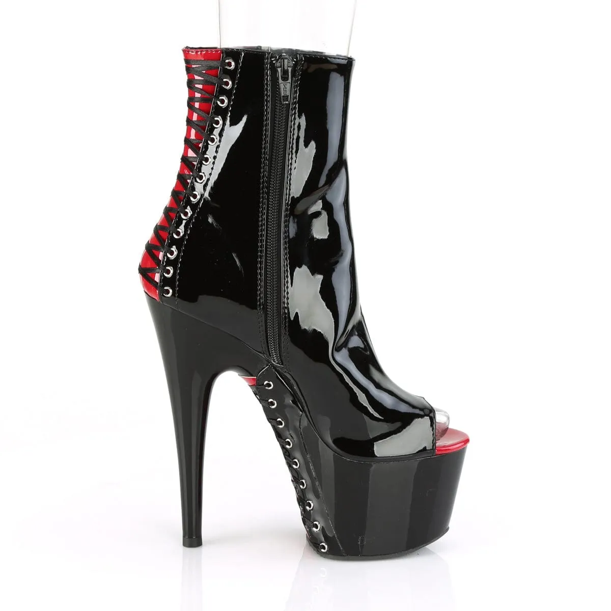 ADORE-1025 Black-Red Patent/Black