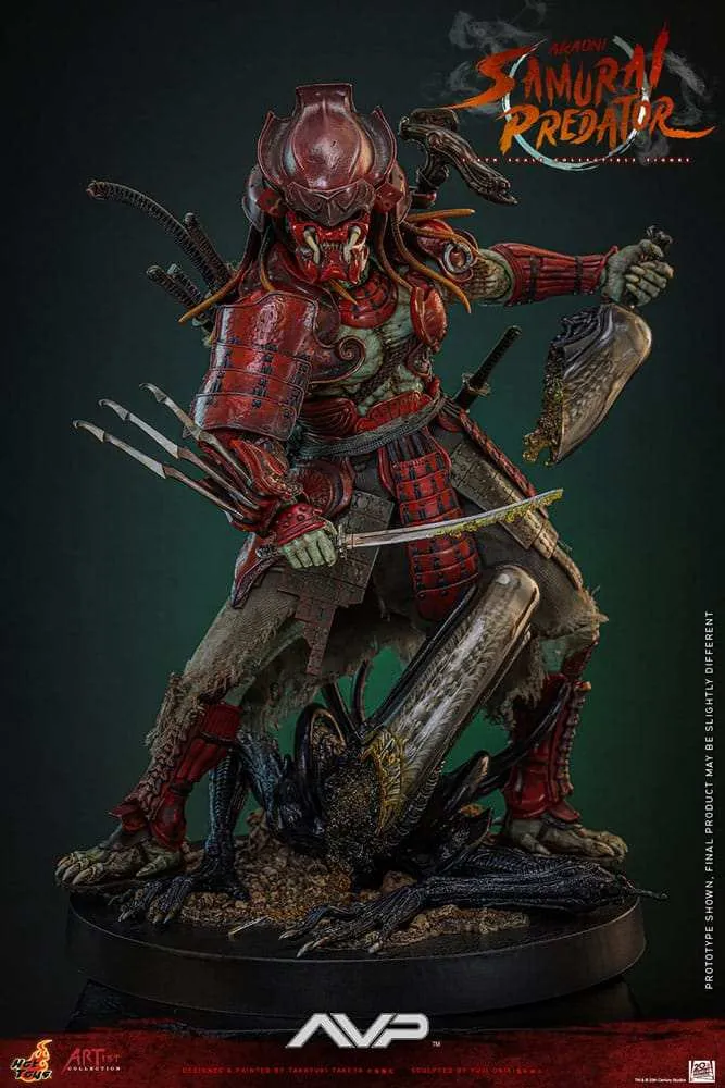 Alien vs. Predator Artist Collection 1/6 Akaoni Samurai Predator 35 cm HOT TOYS