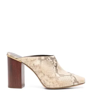 Ambre Mule 90, Misty Beige