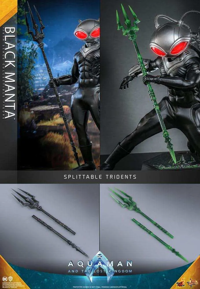 Aquaman Lost Kingdom Movie Masterpiece Actionfigur 1/6 Black Manta 34 cm HOT TOYS