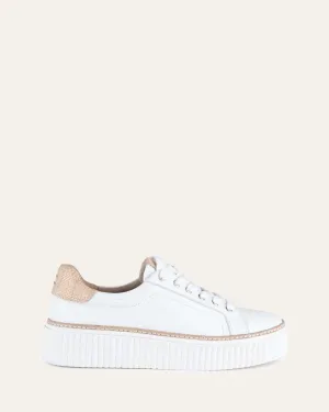 ARIANNA SNEAKERS WHITE RAFFIA