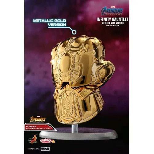 Avengers 4 : Endgame - Thanos Infinity Gauntlet Metallic Gold COSB590 Cosbaby Hot Toys