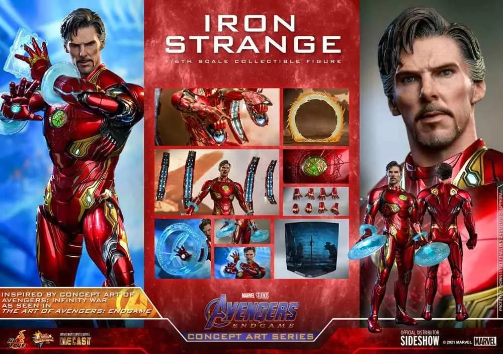 Avengers Endgame Concept Art Series PVC 1/6 Iron Strange 32 cm HOT TOYS