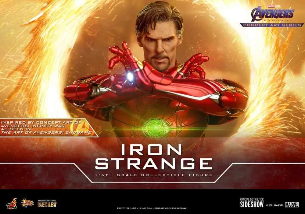 Avengers Endgame Concept Art Series PVC 1/6 Iron Strange 32 cm HOT TOYS