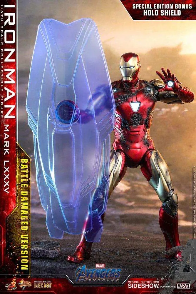 Avengers Endgame Movie Masterpiece Diecast 1/6 Iron Man Mark LXXXV (Battle Damaged Version) Special Edition 32 cm HOT TOYS