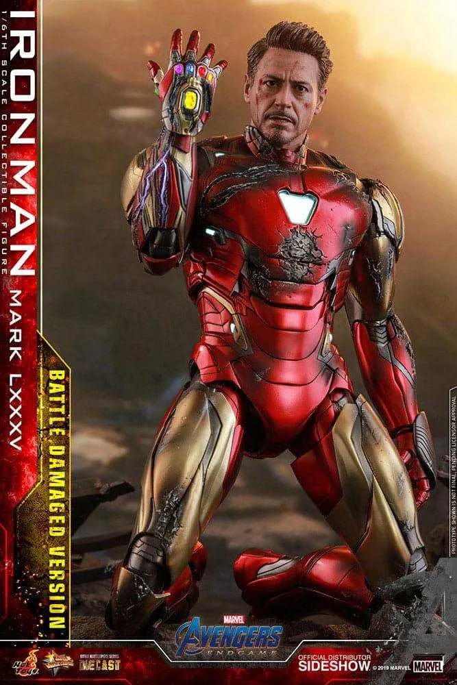 Avengers Endgame Movie Masterpiece Diecast 1/6 Iron Man Mark LXXXV (Battle Damaged Version) Special Edition 32 cm HOT TOYS