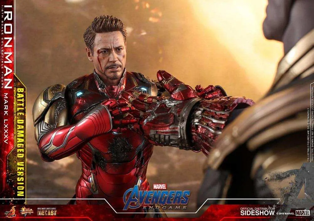 Avengers Endgame Movie Masterpiece Diecast 1/6 Iron Man Mark LXXXV (Battle Damaged Version) Special Edition 32 cm HOT TOYS