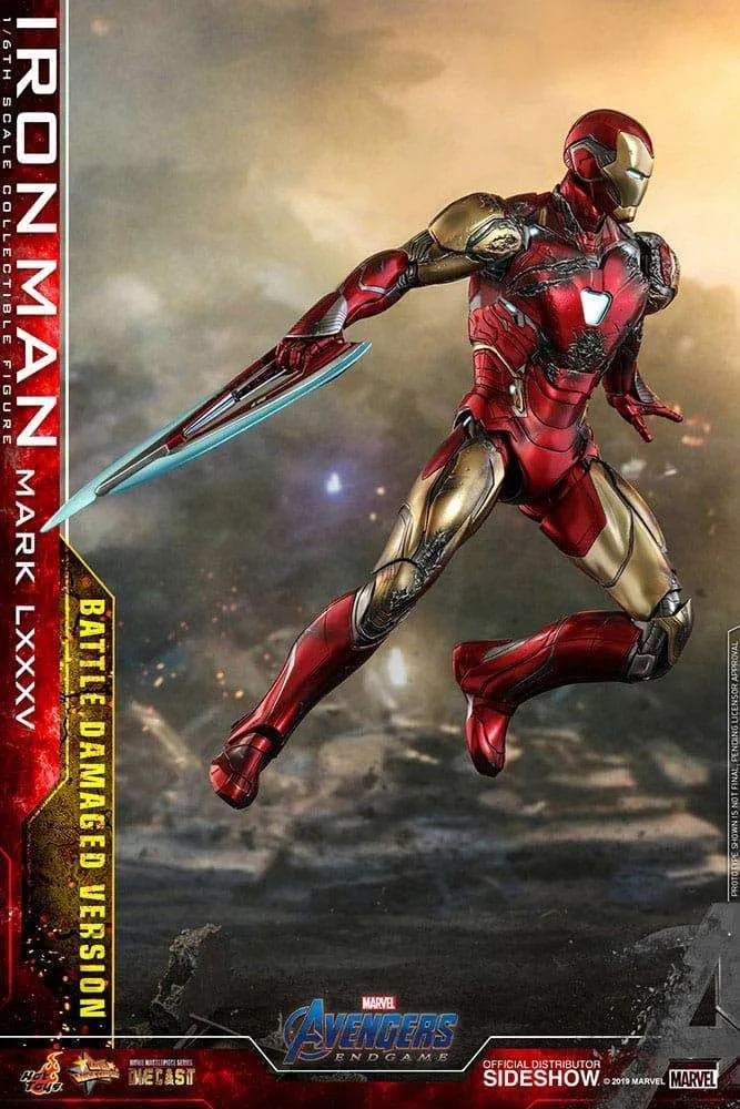 Avengers Endgame Movie Masterpiece Diecast 1/6 Iron Man Mark LXXXV (Battle Damaged Version) Special Edition 32 cm HOT TOYS