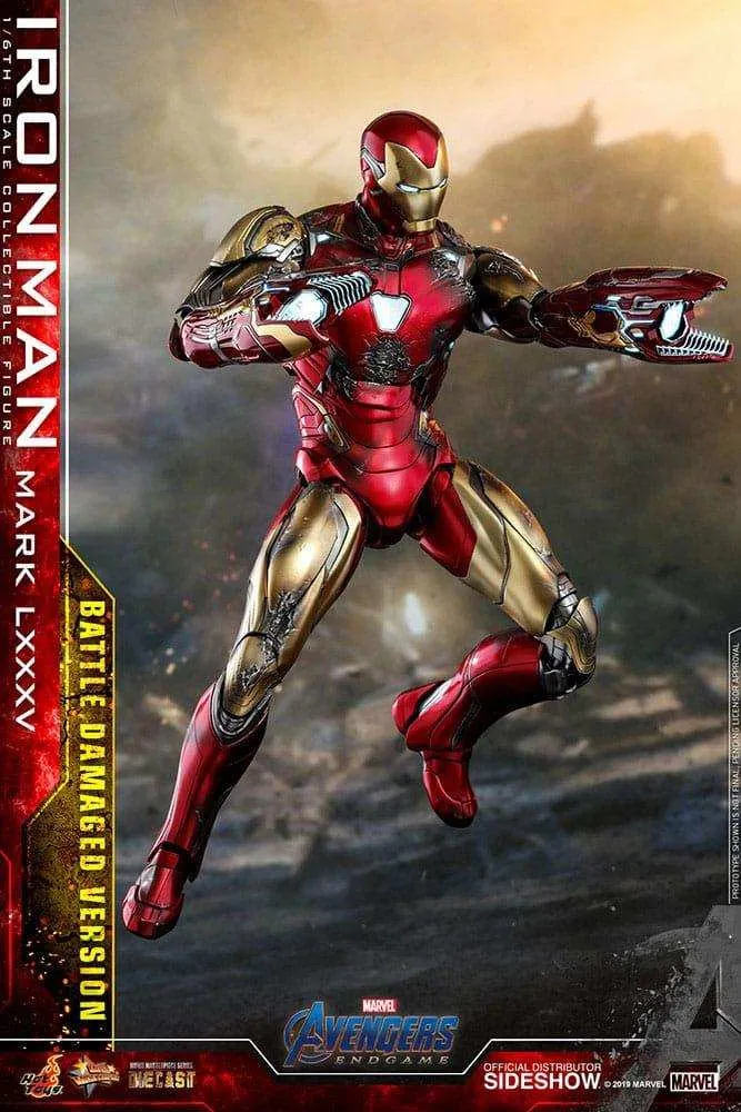 Avengers Endgame Movie Masterpiece Diecast 1/6 Iron Man Mark LXXXV (Battle Damaged Version) Special Edition 32 cm HOT TOYS