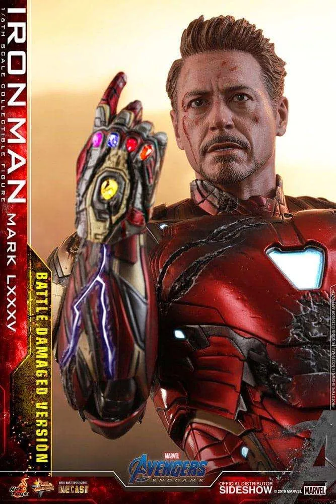 Avengers Endgame Movie Masterpiece Diecast 1/6 Iron Man Mark LXXXV (Battle Damaged Version) Special Edition 32 cm HOT TOYS