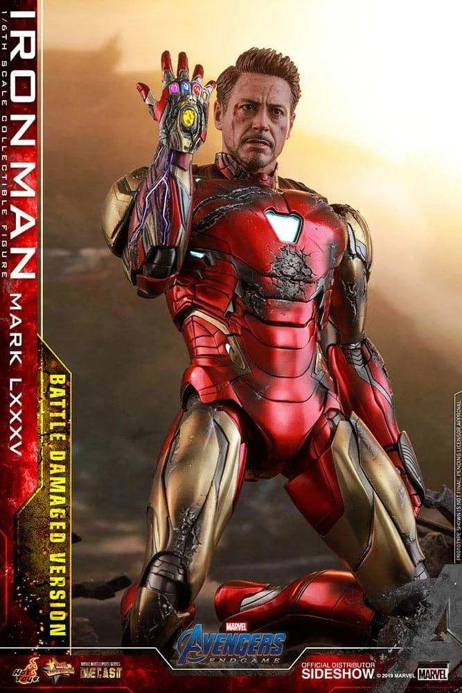 Avengers Endgame Movie Masterpiece Diecast 1/6 Iron Man Mark LXXXV (Battle Damaged Version) Special Edition 32 cm HOT TOYS