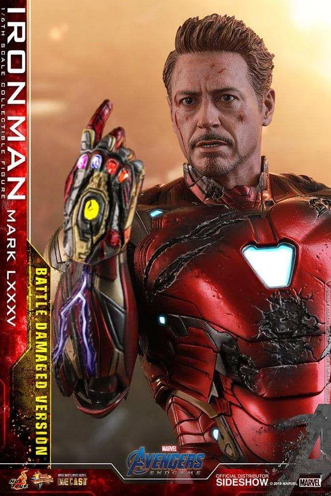 Avengers Endgame Movie Masterpiece Diecast 1/6 Iron Man Mark LXXXV (Battle Damaged Version) Special Edition 32 cm HOT TOYS