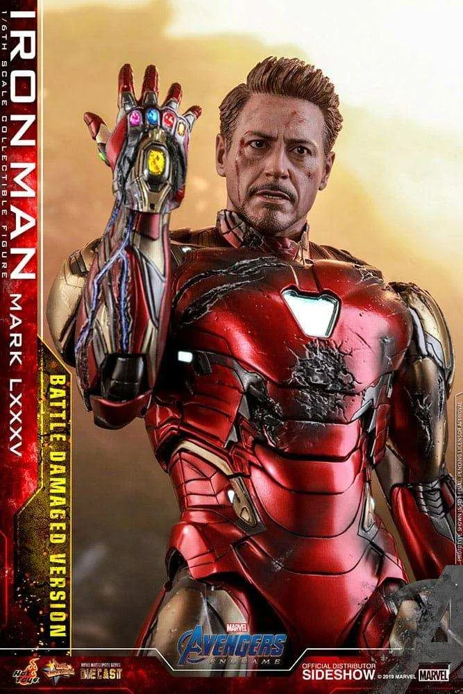 Avengers Endgame Movie Masterpiece Diecast 1/6 Iron Man Mark LXXXV (Battle Damaged Version) Special Edition 32 cm HOT TOYS