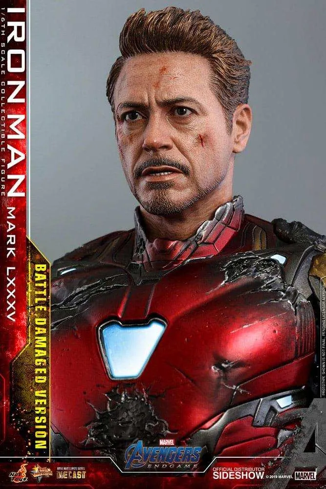 Avengers Endgame Movie Masterpiece Diecast 1/6 Iron Man Mark LXXXV (Battle Damaged Version) Special Edition 32 cm HOT TOYS