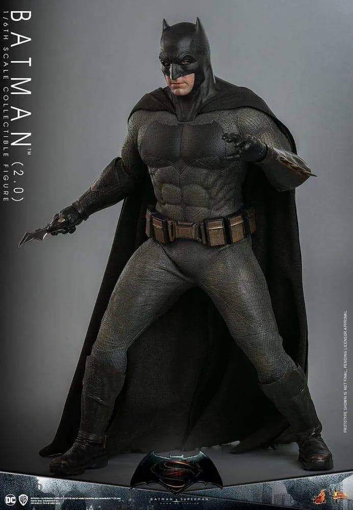 Batman v Superman Dawn of Justice Movie Masterpiece Actionfigur 1/6 Batman 2.0 32 cm HOT TOYS