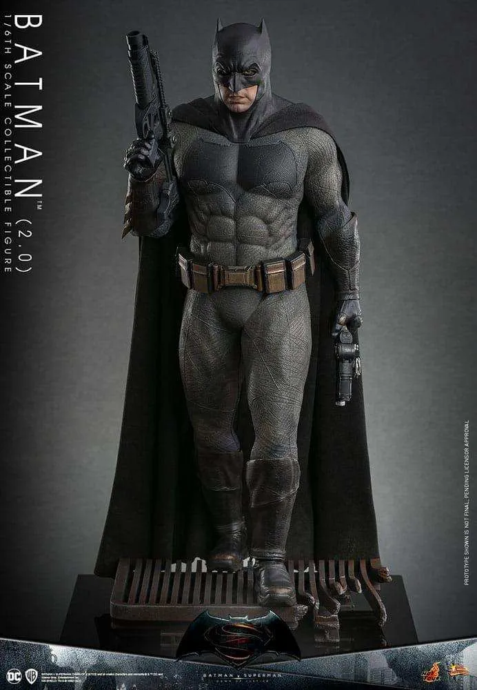 Batman v Superman Dawn of Justice Movie Masterpiece Actionfigur 1/6 Batman 2.0 32 cm HOT TOYS