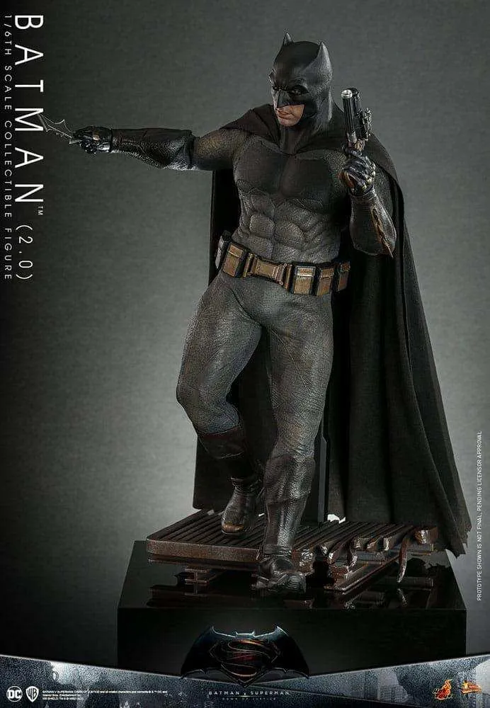 Batman v Superman Dawn of Justice Movie Masterpiece Actionfigur 1/6 Batman 2.0 32 cm HOT TOYS