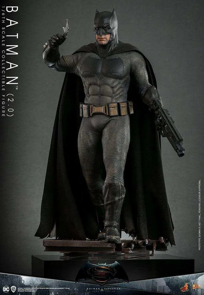 Batman v Superman Dawn of Justice Movie Masterpiece Actionfigur 1/6 Batman 2.0 32 cm HOT TOYS